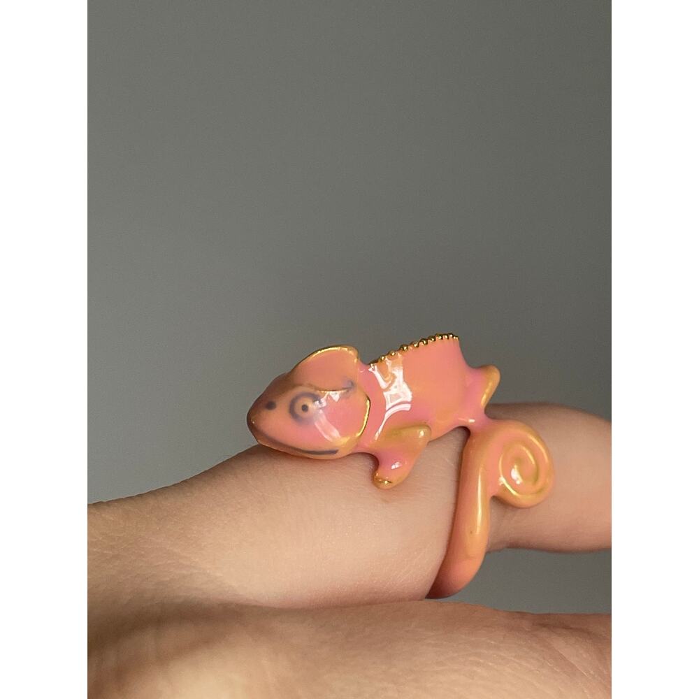Lizard gecko chameleon reptile  ring 5.5